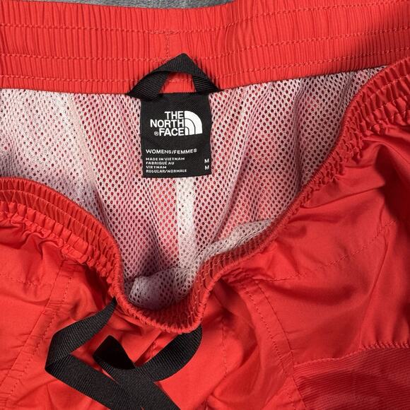 New The North Face Women's Windwall 5" Outline Shorts Horizon Red Size Medium - Picture 4 of 7